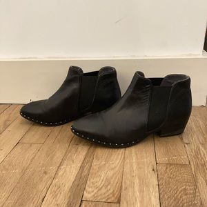 Liendo by Sechelles Anthropologie Black stud booties